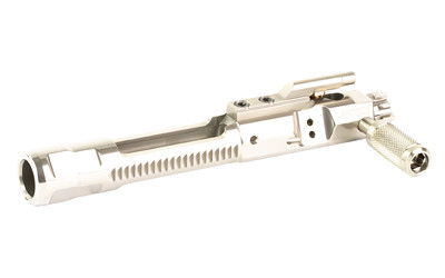LanTac USA Enhanced Side Charger Bolt Carrier Group for AR15/M16, Nickel Boron Finish, Silver