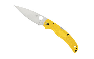 Spyderco Native Chief Lightweight Salt Folding Knife, 4.02" CPM MagnaCut Blade, Yellow FRN C244PYL