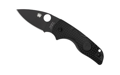 Spyderco Lil Native Lightweight, Folding Knife, Plain Edge, Black FRN Handle, Matte Finish, Black, 2.43" Blade Length, CTS BD1N Steel C230PBBK