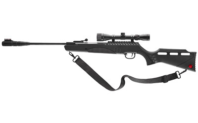 Umarex Targis Hunter Max Air Rifle, Break Barrel, .22 Pellet, 3-9x32mm Scope, Silencair Suppressor, Black 2244241