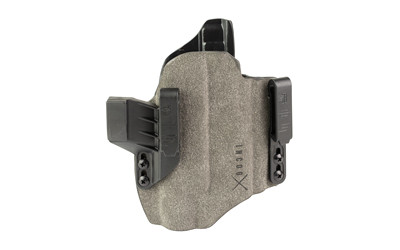 Safariland INCOG-X, Joint Collaboration with Haley Strategic, Inside the Waistband Holster, Fits Sig P320 with Large Light and Red Dot, Boltaron Construction, Suede Finish, Gray, Right Hand 1337168