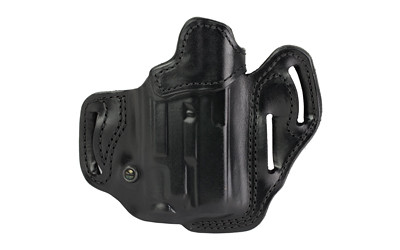DeSantis Gunhide Vengeance Scabbard Light-Bearing OWB Leather Holster, GLOCK 19/23/32/45/19X with TLR-7A, Right, Black