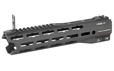Strike Industries Gridlok LITE Free-Float Handguard Rail, Fits AR Rifles, 11", M-LOK, Black