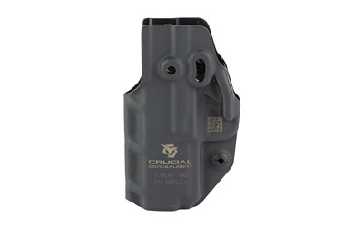 Crucial Concealment Covert IWB Belt Holster, Fits FN Reflex, Kydex, Black, Right Hand 1314