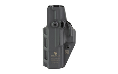 Crucial Concealment Covert IWB Belt Holster, Fits Springfield Echelon, Kydex, Black, Right Hand 1334