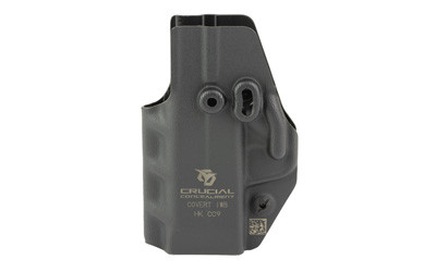 Crucial Concealment Covert IWB Holster, Ambidextrous, Fits HK CC9, Kydex, Black 1461