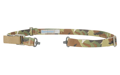 Blue Force Gear Vickers ONE Sling 2-Point Combat Push Button Swivels 54" Multicam 1" Webbing VCAS-PB-100-AA-MC