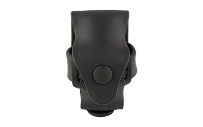 1791 Gunleather Revolver Single Speed Loader Carrier, OWB Belt Carrier, J/K-Frame, Steerhide, Stealth Black RV-SLS-SBL-A