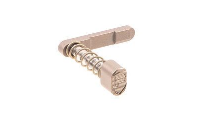 Fortis Manufacturing Billet Magazine Catch and Release, Nitride Finish, Flat Dark Earth, AR-15 AR15-BMCR-FDE
