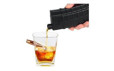 Caliber Gourmet Caliber Gourmet AR Magazine Flask, 7oz, Black CBG-SG-LFLASK