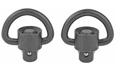 GrovTec Recessed Plunger Heavy Duty Push Button Swivel Set, Manganese Phosphate, D-Loop GTSW264