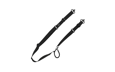 GrovTec Sabre QS 2-Point Sling with Quick Slide Adjustment, Black, Push Button Swivels Included GTSL134