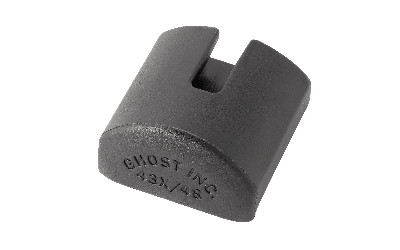 Ghost Inc. Grip Plug Frame Insert, Black, Fits Glock 43X/48