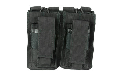 NcSTAR Double AR Magazine Pouch, Black Nylon, MOLLE Straps, Fits Two AR Style Magazines CVAR2MP2927B