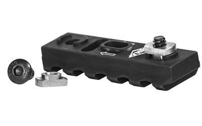 Yankee Hill Machine Co MLOK Continuous Rail Section, 2.75", 5 Slot, Black YHM-5400A