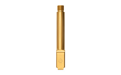 Ballistic Advantage Premium Series 9mm 4.5" Threaded Barrel for Glock 19 Gen 3-5, PVD Gold Finish, 1/2x28