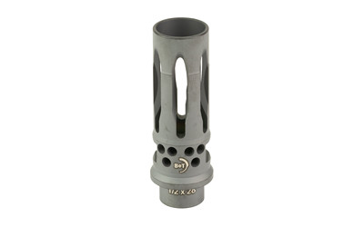 B&T USA Assault Closed Tine Muzzle Device, 5.56 NATO, 1/2x28, DLC Coated, Black BT-Assault-CTC