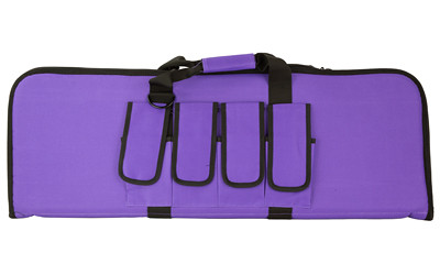 NcSTAR VISM Carbine Case, Purple, 36"x13", Lockable Zippers, Four External Magazine Pouches CVCP2960PR-36