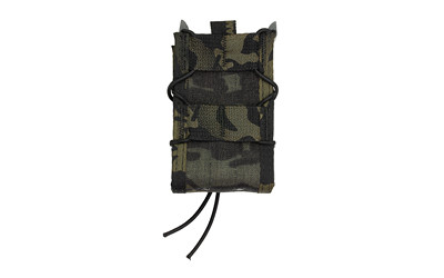 High Speed Gear Rifle TACO Single Magazine Pouch, MOLLE, Fits Most Rifle Mags, Multicam Black 11TA00MB