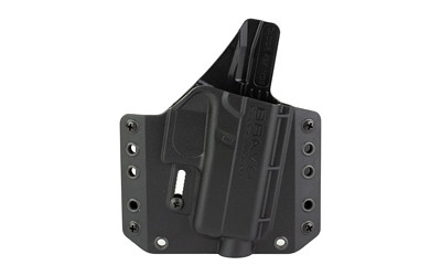 Bravo Concealment BCA OWB Holster for Glock 43/43X/43X MOS, Right Hand, Black Polymer BC10-1028