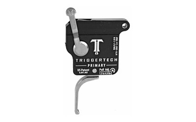 TriggerTech Primary Flat Trigger for Remington 700, Right Hand, 1.5-4 LB Adjustable Pull, Stainless Finish R70-SBS-14-TNF