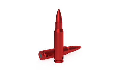 Birchwood Casey DURACAP Training Rounds, .308 Winchester, CNC Aluminum, Anodized Red, 4-Pack BC-DCTR-308