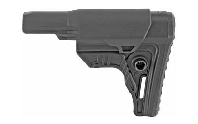 UTG PRO Ops Ready S4 AR-15 Mil-Spec Compact Stock with Cheek Rest and Removable Extended Insert, Black