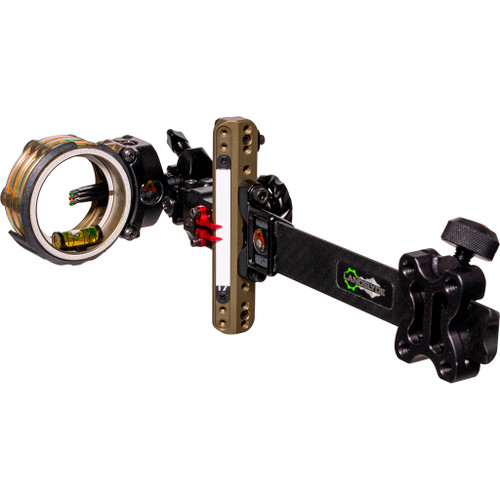 Axcel LANDSLYDE Carbon Pro Slider Tactical Bowhunting Sight AccuStat II Micro 3 Pin .019