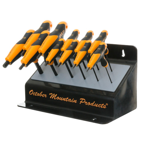 October Mountain Pro Shop Hex Wrench Set with Bench Mount