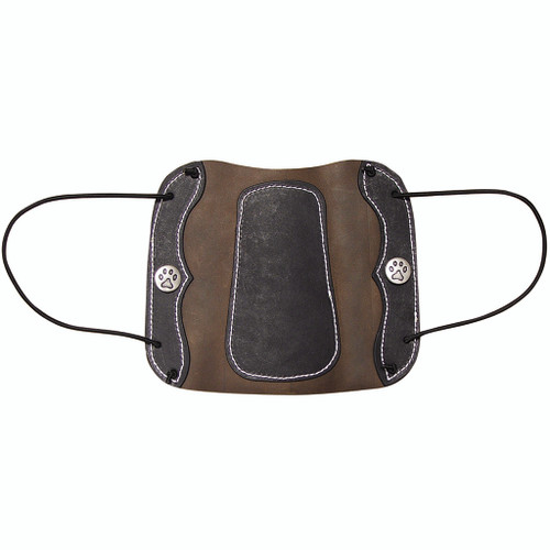 Vista Traditional Archery Armguard Deluxe Heavy Leather 7 in.