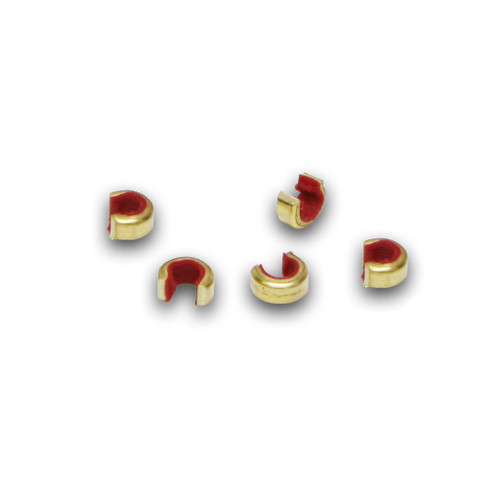 October Mountain Nock Sets XL Red Brass 5-Pack Archery Accessory
