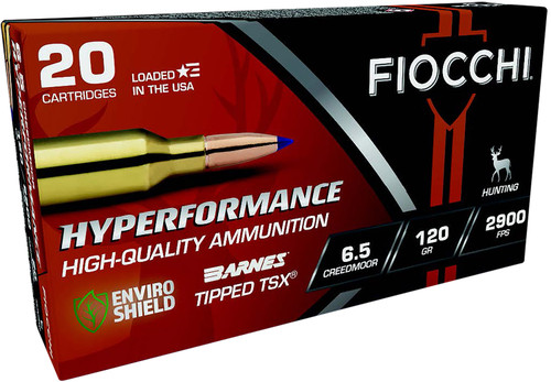 Fiocchi Hyperformance Hunt 6.5mm Creedmoor 120 gr PolyTip ammo