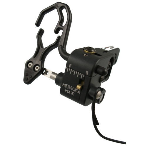 Bowfinger Medusa Max Drop Away Arrow Rest Black Left Hand