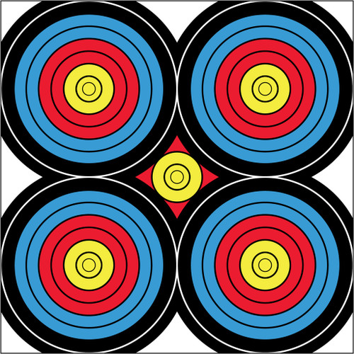 DuraMesh Archery Sight In Target 24 x 24 in Weatherproof