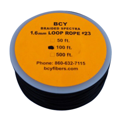BCY 23 D-Loop Material Black 100 ft. Braided Spectra