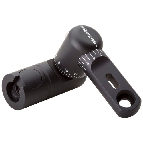 Shrewd Single Adjustable V-Bar Matte Black