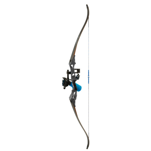 Fin Finder Bank Runner Bowfishing Recurve Package with Winch Pro Reel Black 35 lbs. RH