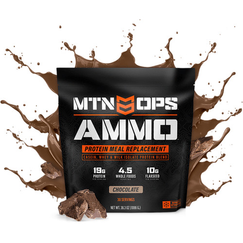 MTN OPS Ammo Whey Protein Meal Replacement Chocolate Flavor