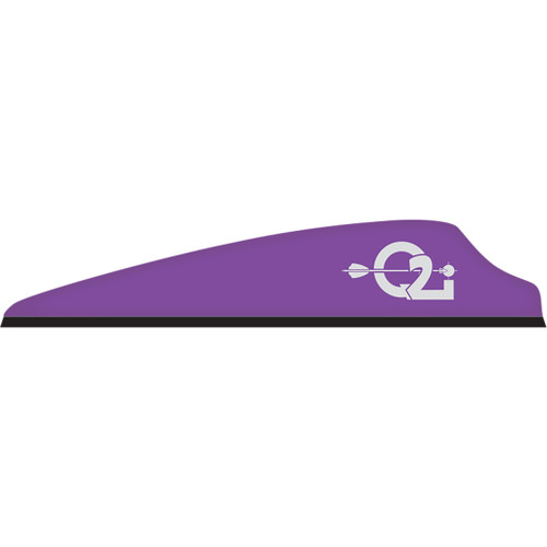 Q2i Fusion X-II Vanes Violet 3 in. 100 Pack