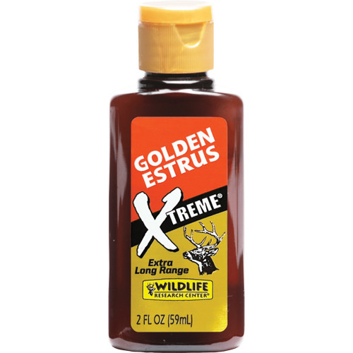Wildlife Research Golden Estrus Xtreme Deer Scent 2 oz Squirt Top