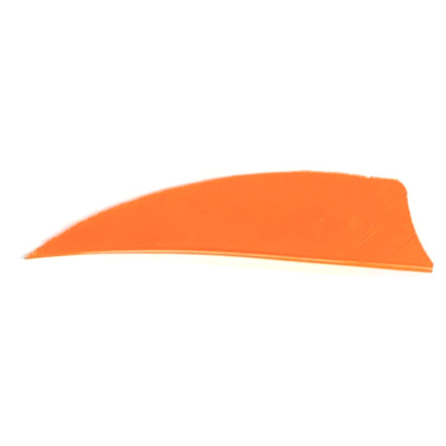 Trueflight Shield Cut Arrow Feathers Orange 3 in. LW 100-Pack
