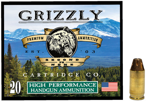 Grizzly Cartridge  .380 ACP/Auto 90 gr JHP ammo