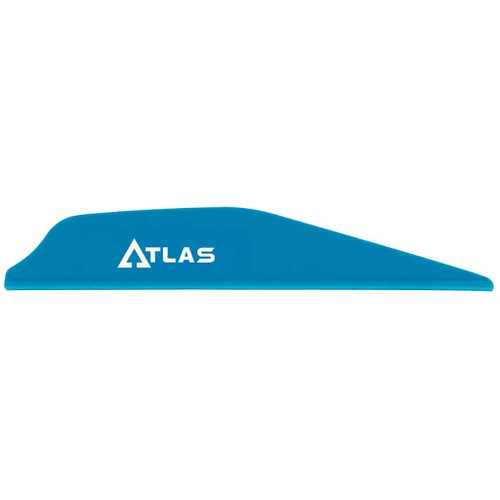 Bohning Atlas Vanes Satin Blue Arrow Fletching 100 Pack