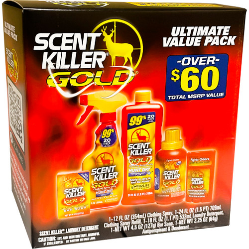 Wildlife Research Scent Killer Gold Ultimate Personal Care Kit for Hunters