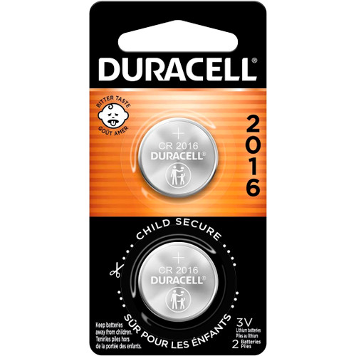 Duracell 2016 Lithium Coin Battery 3V 2-Pack