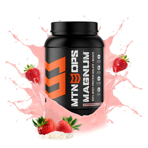 MTN Ops Magnum Whey Protein Strawberries and Cream 23g