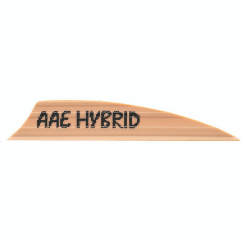 AAE Hybrid 1.85 Arrow Vanes Sand 1.85 in. 100-Pack