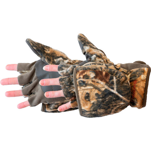 Manzella Women's Bowhunter Convertible Hunting Glove Realtree Edge Camo Large