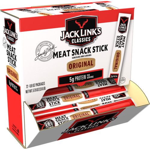 Jack Links 0.8oz Original Meat Stick Gravity Feed Display 72ct