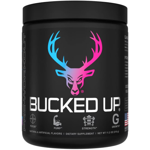 Bucked Up Pre-Workout Miami Flavor 30 Serving Tub